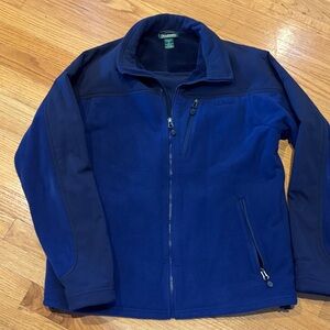 L.L. Bean Men's Navy Performance Jacket size Large Tall Deep Blue